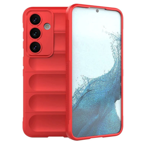 Galaxy A54 5G - Husa Samsung Galaxy A54 5G Wave Grip ShockProof, Pure Red