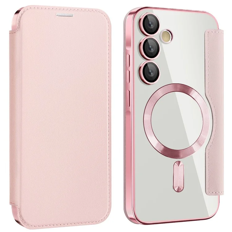 Galaxy A55 5G - Husa Samsung Galaxy A55 5G MagFlip Leather RFID, Pink