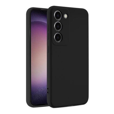 Huse Samsung - Husa Samsung Galaxy A56 5G Soft TPU cu interior microfiber, Black