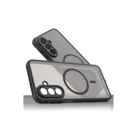Galaxy A57 - Husa Samsung Galaxy A57 (A576) Matte Magsafe Frosted Gray Black