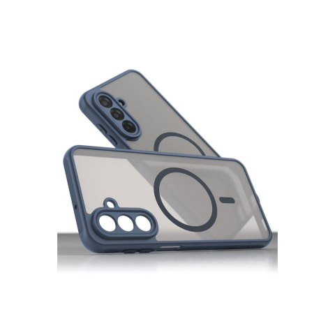 Galaxy A57 - Husa Samsung Galaxy A57 (A576) Matte Magsafe Frosted Gray Blue