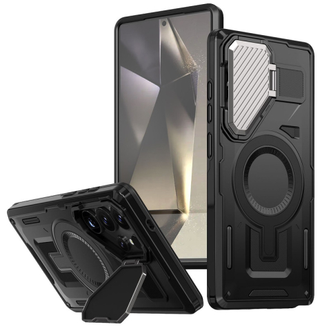 Galaxy S24 FE - Husa Samsung Galaxy S24 FE UrbanMag Armor MagCase CamBracket, Black