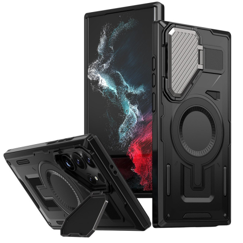 Galaxy S25 Edge - Husa Samsung Galaxy S25 Edge UrbanMag Armor MagCase CamBracket, Black