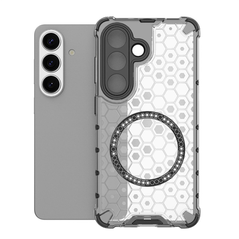 Galaxy S26 - Husa Samsung Galaxy S26 HoneyComb Magnet MagCase AntiDrop, White