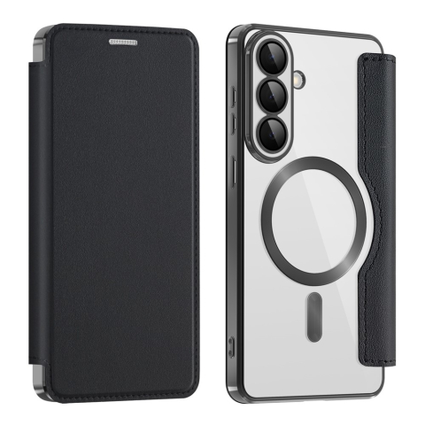 Galaxy S26 - Husa Samsung Galaxy S26 MagFlip RFID Protect Leather, Black