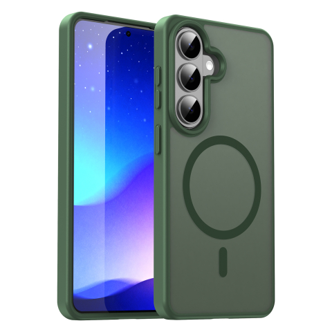 Galaxy S26 Plus - Husa Samsung Galaxy S26 Plus MagFrost Pro Matte MagSafe, Green
