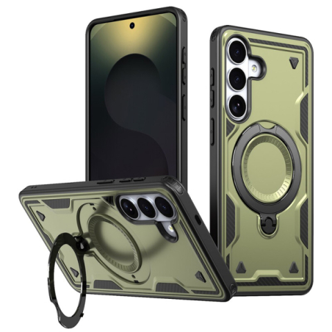 Galaxy S26 Plus - Husa Samsung Galaxy S26 Plus (S947) Magring Multiangle Olive