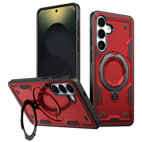 Galaxy S26 Plus - Husa Samsung Galaxy S26 Plus (S947) Magring Multiangle Red