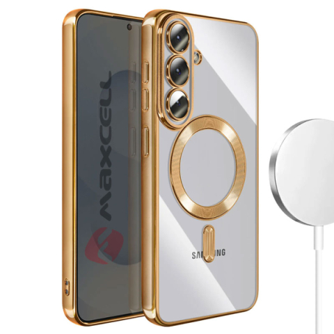 Galaxy S26 - Husa Samsung Galaxy S26 (S942) Magcase TPU Clear Frame Gold