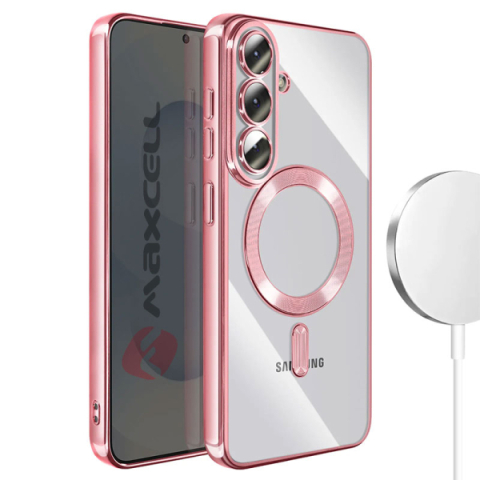 Galaxy S26 - Husa Samsung Galaxy S26 (S942) Magcase TPU Clear Frame Pink