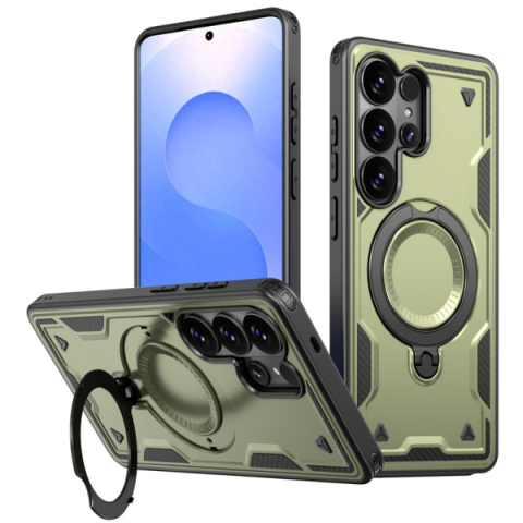Galaxy S26 Ultra - Husa Samsung Galaxy S26 Ultra (S948) Magring Multiangle Olive