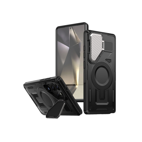 arata mai multe... - Husa Samsung S24 Ultra UrbanMag Armor MagCase, CamBracket Negru