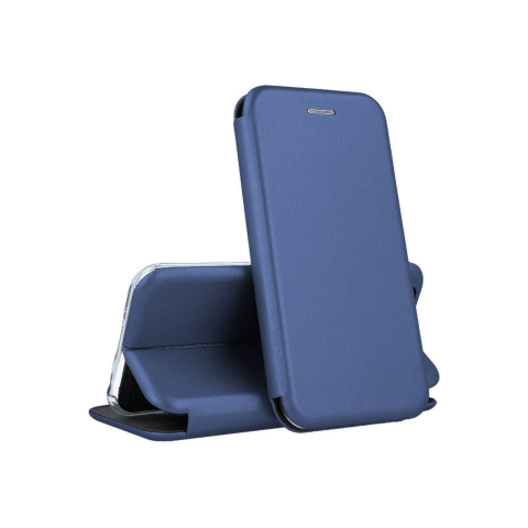 Galaxy S25 - Husa Samsung S25 Flip Edge Magnetic Shell Albastru