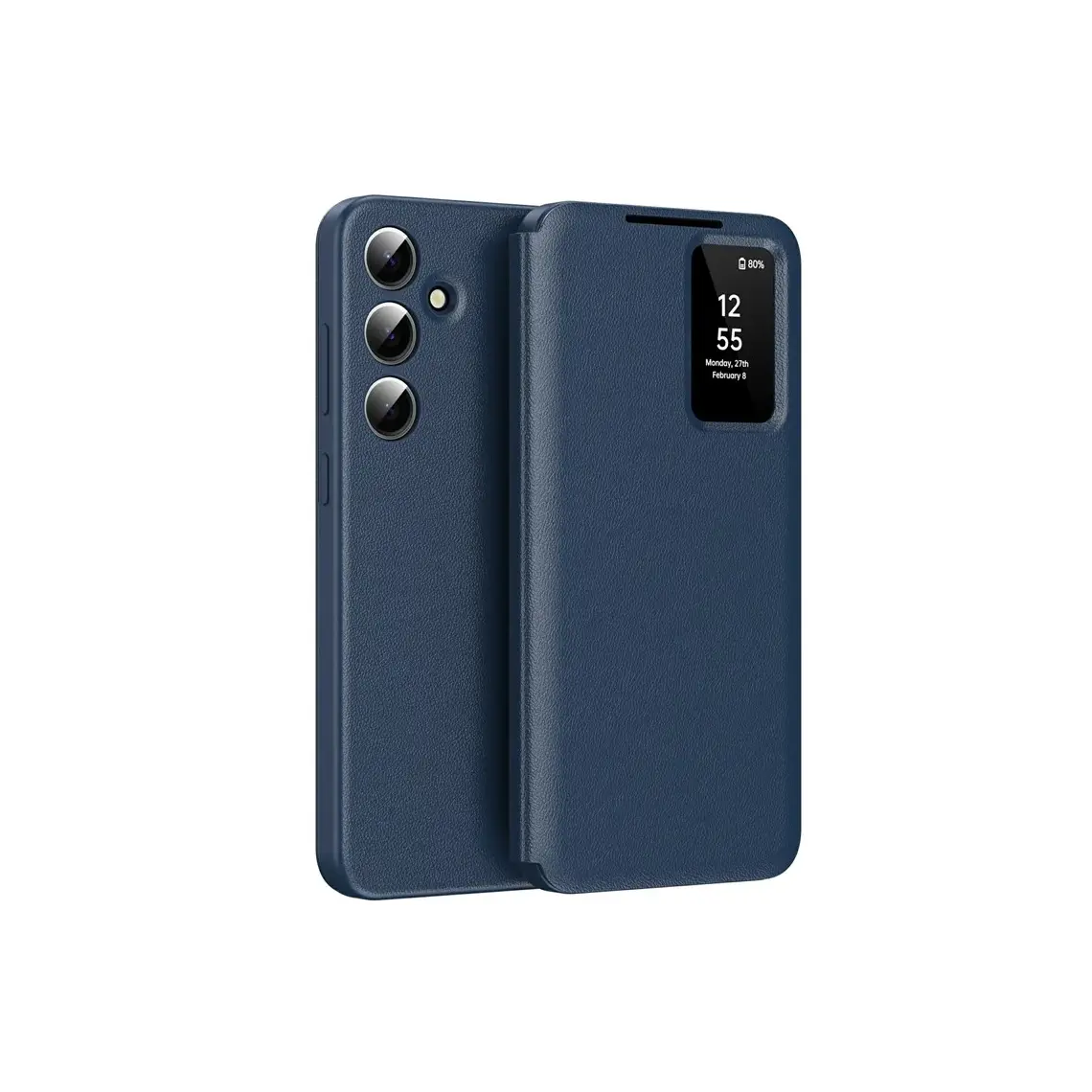 Galaxy S25 - Husa Samsung S25 Flip Smart Edge Magnetic Albastru