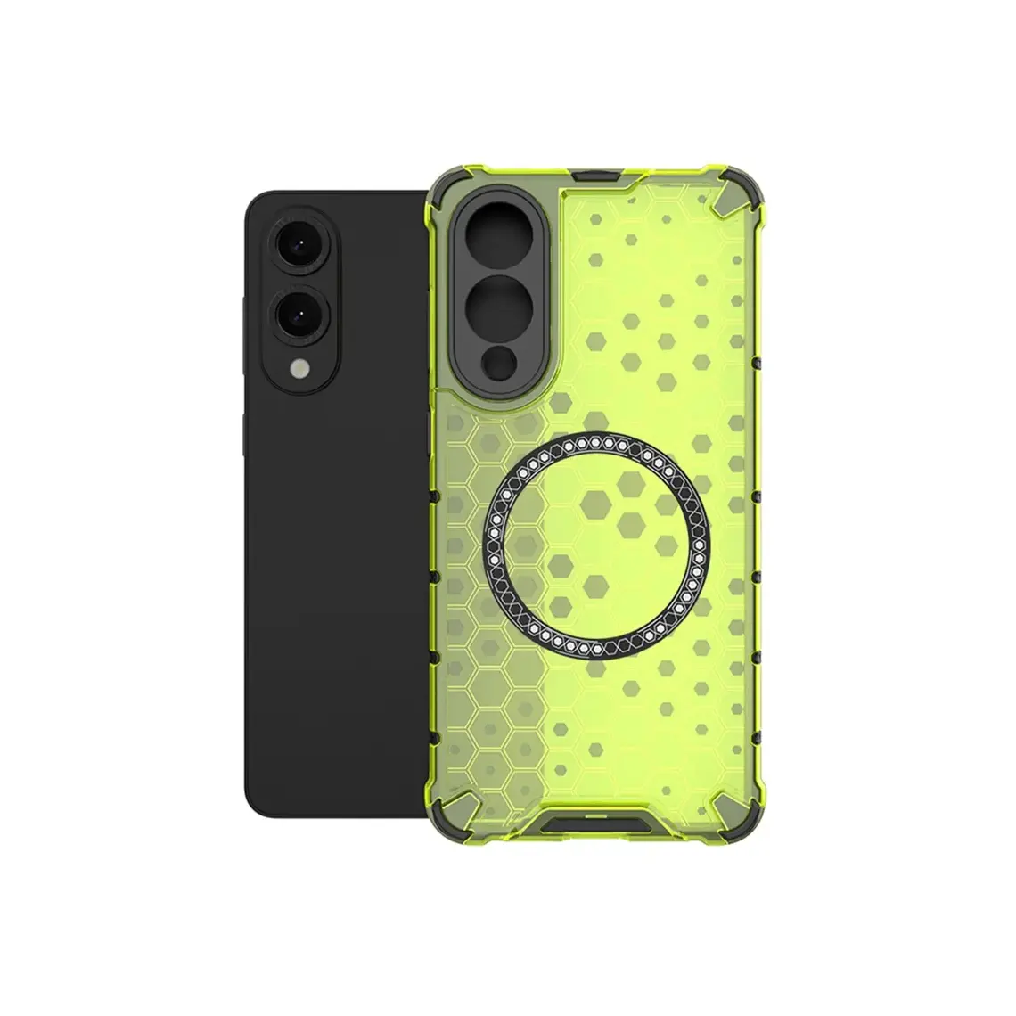Galaxy S25 - Husa Samsung S25 HoneyComb Edge Magnet MagCase, Verde