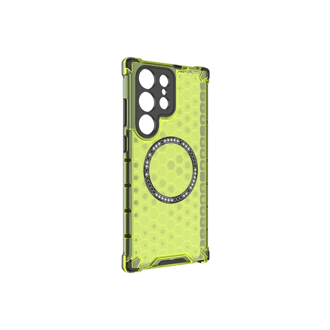 arata mai multe... - Husa Samsung S25 Ultra HoneyComb Magnet MagCase, AntiDrop Verde