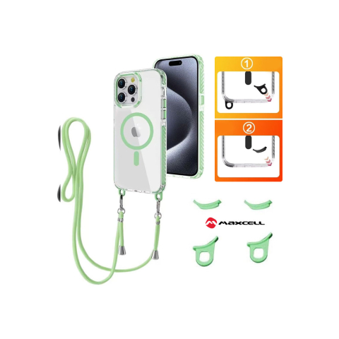 arata mai multe... - Husa Samsung S25 Ultra MagFrame AntiDrop 2in1, Snur Verde