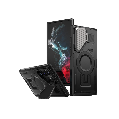 Galaxy S25 - Husa Samsung S25 UrbanMag Edge, Armor MagCase, Negru