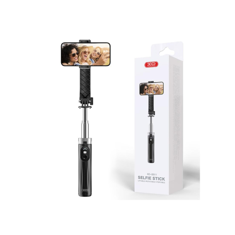 Selfie stick/Trepiede - Selfie stick, 100cm, trepied, BT – XO SS11 (Black)