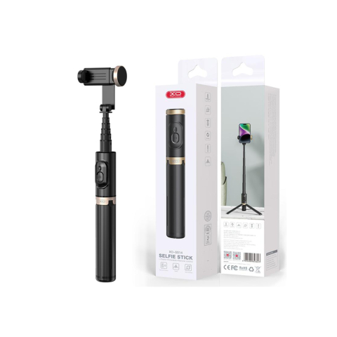Selfie stick/Trepiede - Selfie stick, 72cm, trepied, BT – XO SS14 (Black)