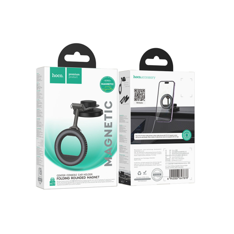 Suporturi Auto - Suport Auto, DashBoard, MagSafe, MagRing, FlipStick, GRAY – Hoco H77