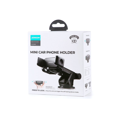 Suporturi Auto - Suport Auto, cu cleme laterale, montaj Bord, MultiAngle, brat ajustabil, Black – Joyroom JR-ZS283