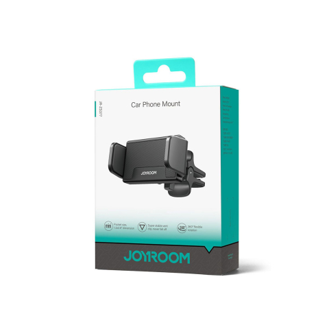 Suporturi Auto - Suport Auto, cu cleme laterale, montaj Ventilatie, Compact Size, Anti-Slip, Black – Joyroom JR-ZS377