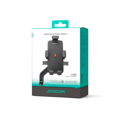 Suport telefoane - Suport Moto/Bike, cleme laterale, montaj Ghidon, Secure Hold, BLACK – Joyroom OK7