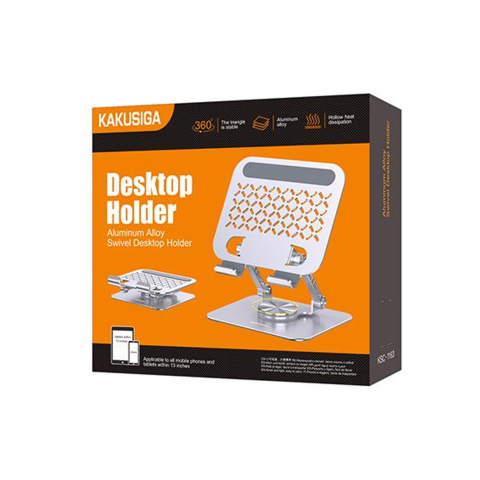 Suporturi Birou - Suport Birou, Desktop Holder, Aliaj, Metalizat | Silver – Kaku KSC-1163