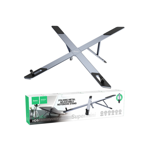 Suporturi Birou - Suport Birou, Stand, Light, Folding, Gray/Metall – Hoco HD9