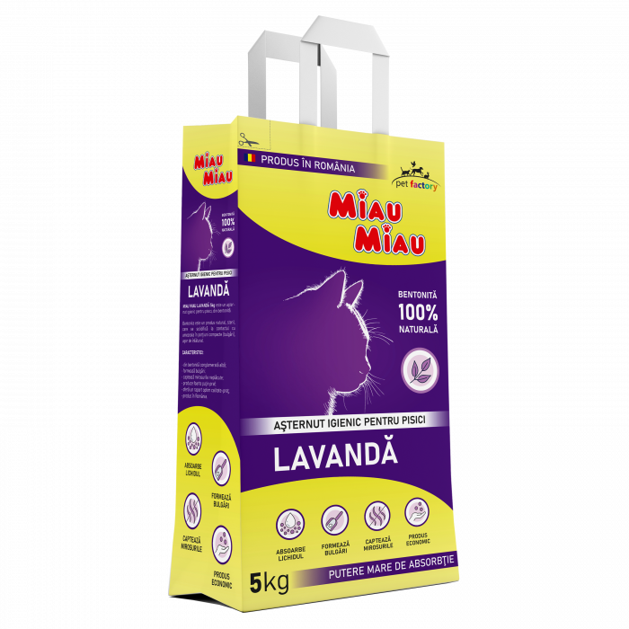 Asternut igienic Miau Miau lavanda 5kg [1]