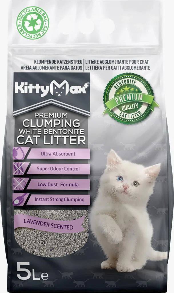 Asternut Igienic Premium KittyMax Lavander pentru Pisici 5l [1]