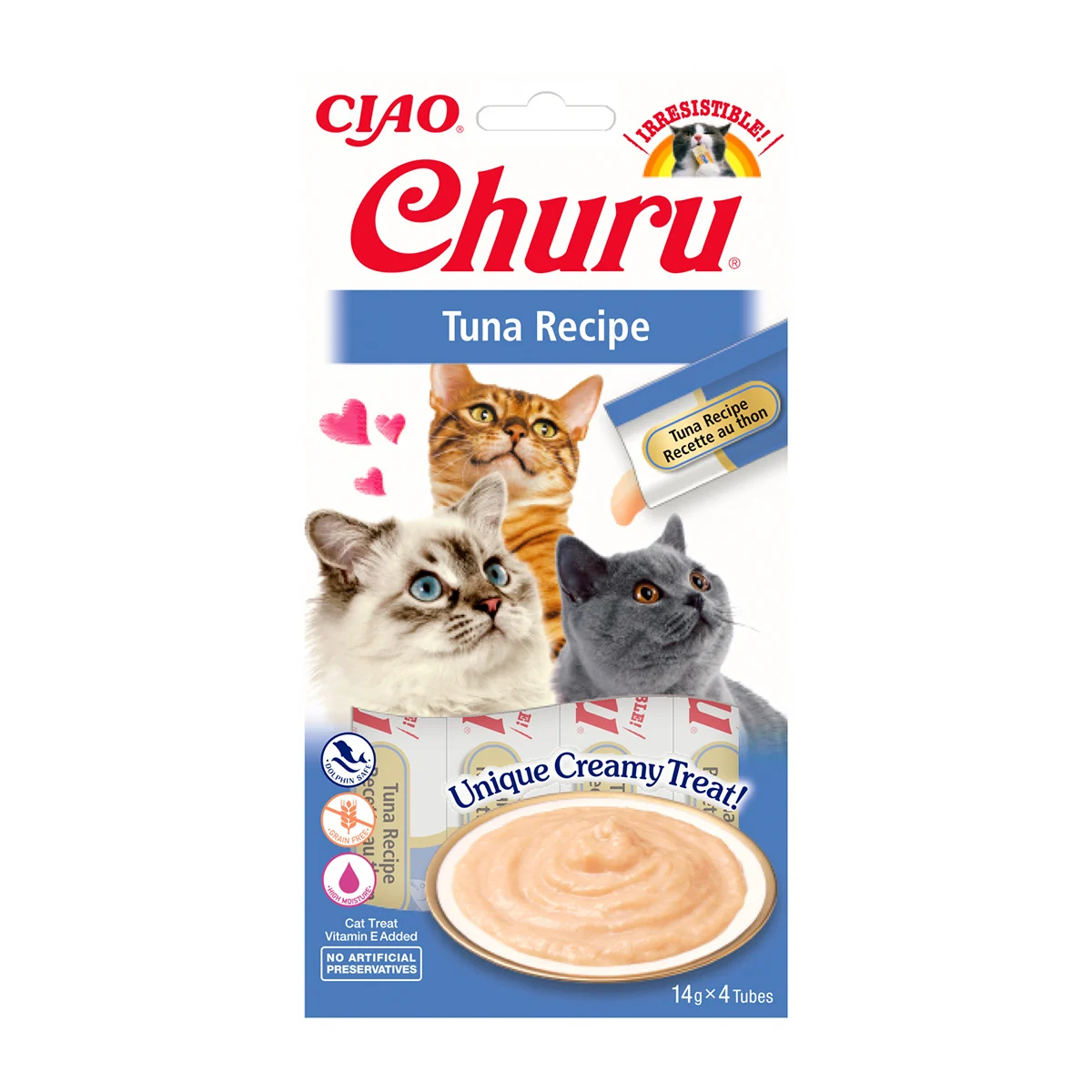 Churu Recompensa Cremoasa cu Ton 4x14g [1]