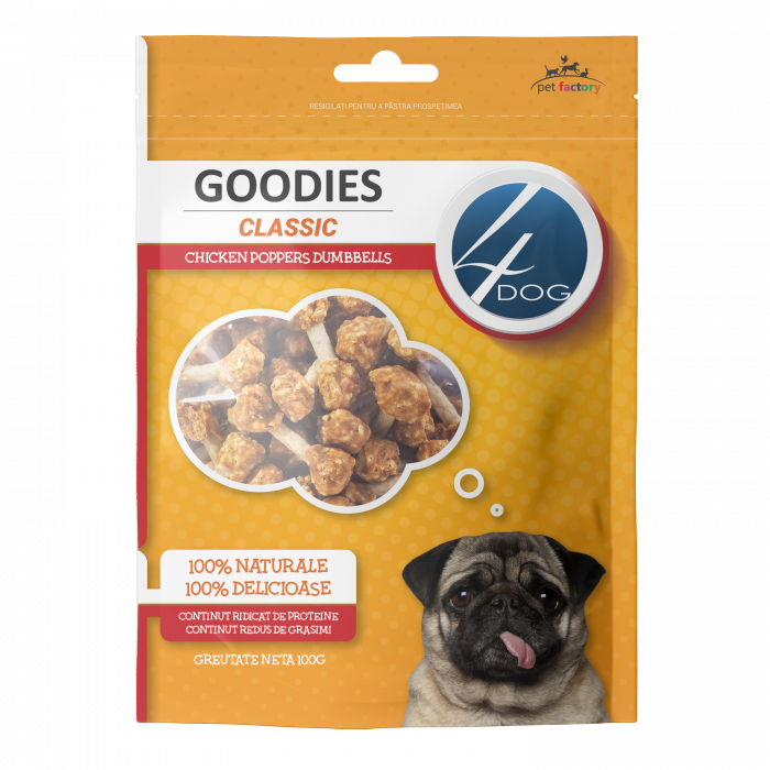 Goodies chicken poppers dumbbels 100g [1]
