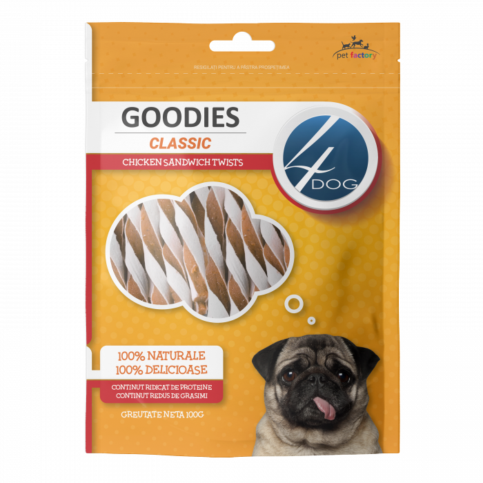 Goodies chicken sandwich twists 100g [1]