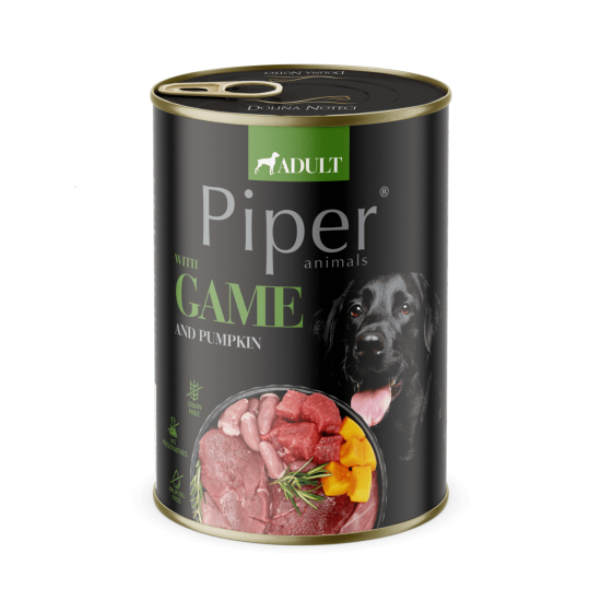 Hrana umeda pentru caini PIPER DOG vanat si dovleac 800g [1]