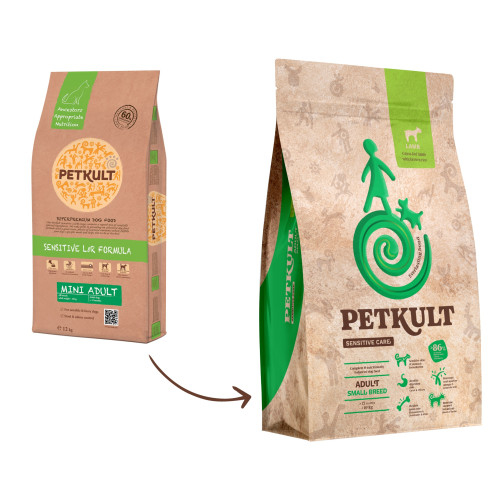 Hrana uscata pentru caini Petkult Sensitive Adult Small Miel&Orez 12kg [1]