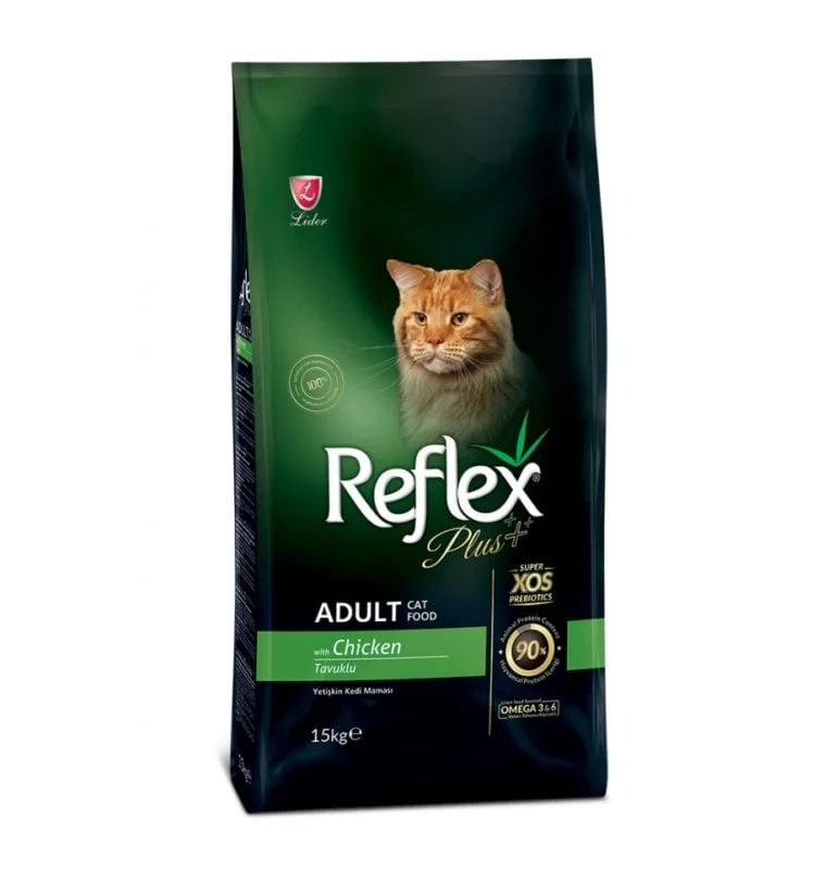 Mancare uscata pentru pisici, Reflex Plus Adult Cat Pui 15 kg [1]