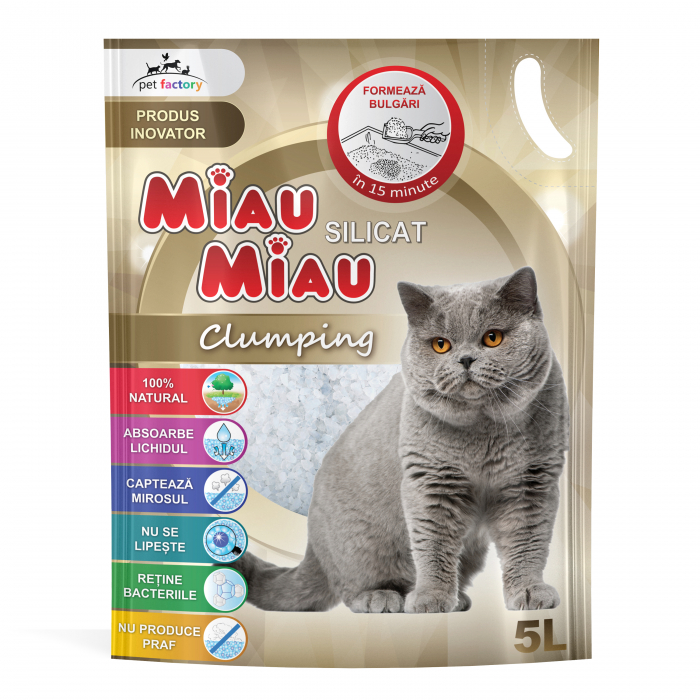 Miau Miau silicat clumping 5l [1]