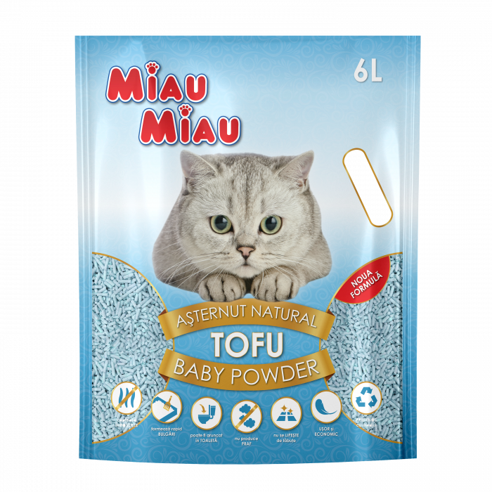 Miau Miau tofu baby powder 6l [1]