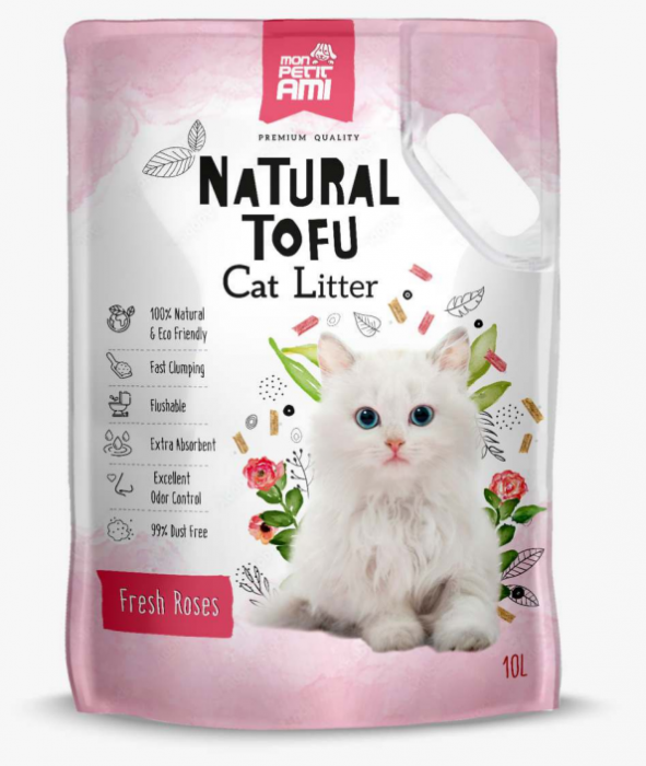Mon Petit Ami - Asternut Tofu Trandafiri 10L [1]