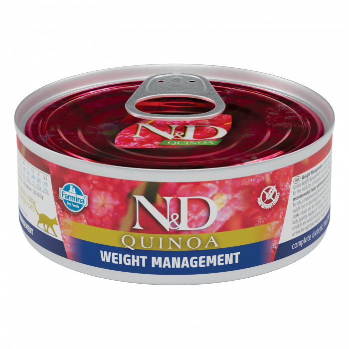 N&D QUINOA PISICA CONTROLUL GREUTATII, 80G [1]