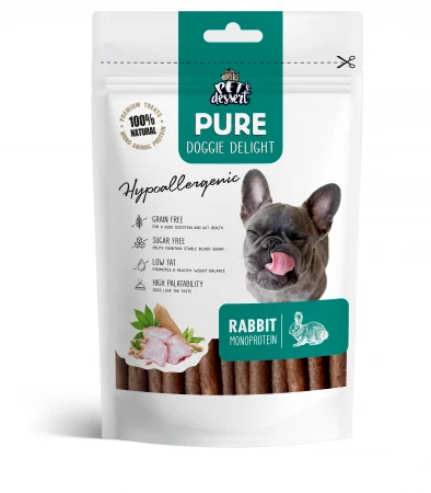 Pet's Dessert Rabbit Monoprotein Hypoallergenic 80g [1]