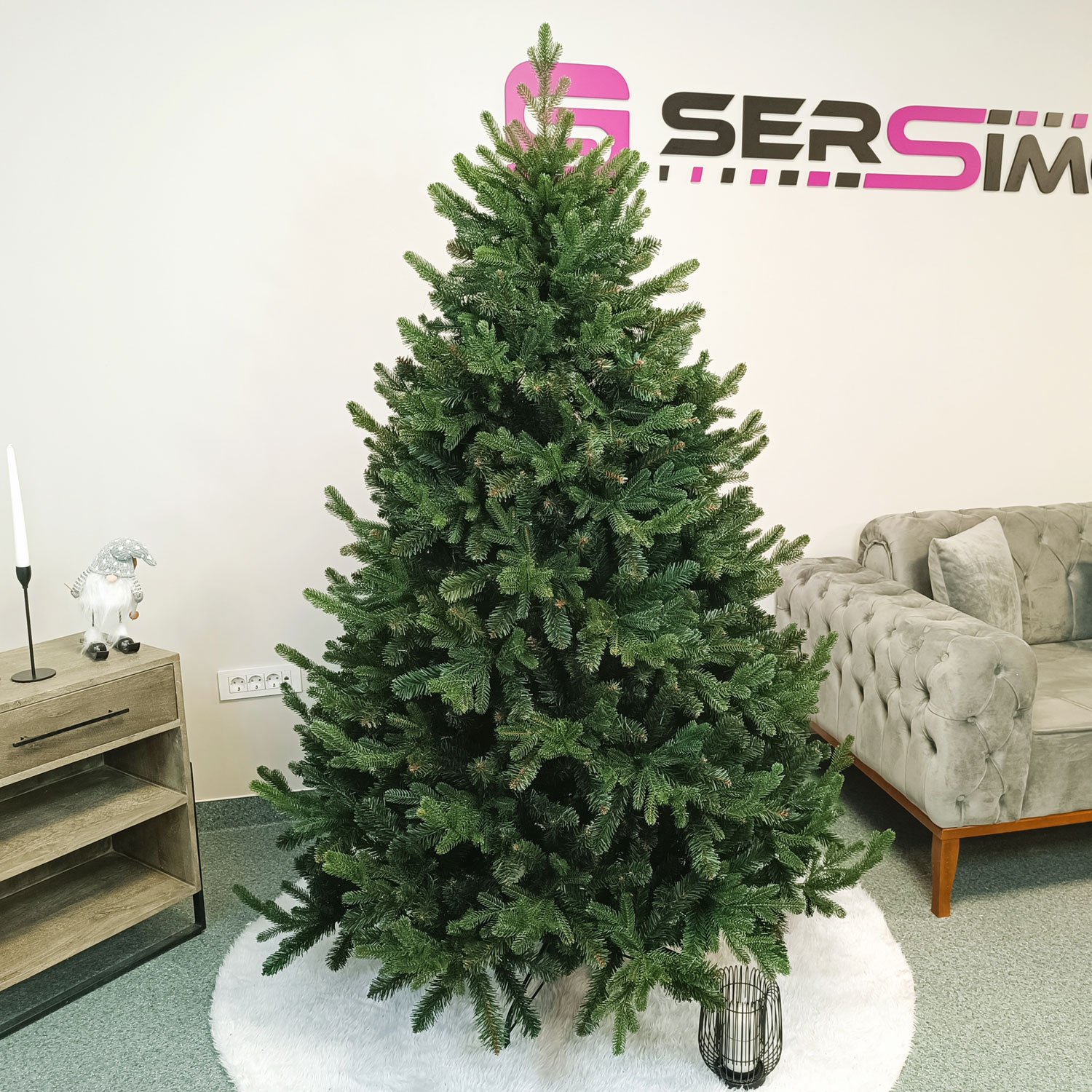 Brazi artificiali - Brad artificial Christmas Deluxe by Sersimo, Royal Felara, 2D+3D, 180cm