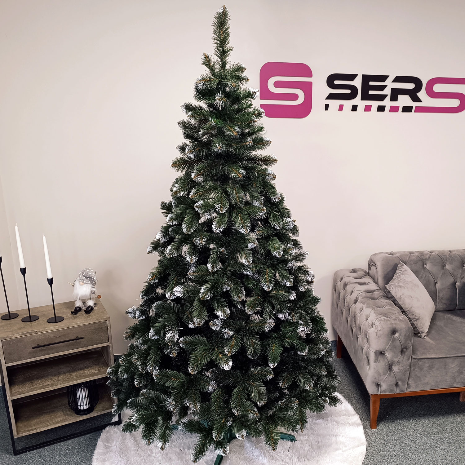 Decoratiuni si articole casa - Brad artificial Christmas Deluxe by Sersimo, Lidia Nins, 2D, 220cm