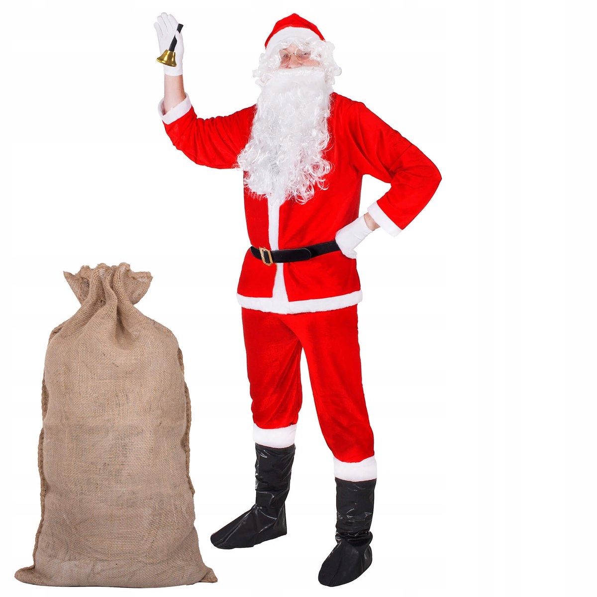 Clopotel auriu din metal, cu maner din lemn, 12cm [4]