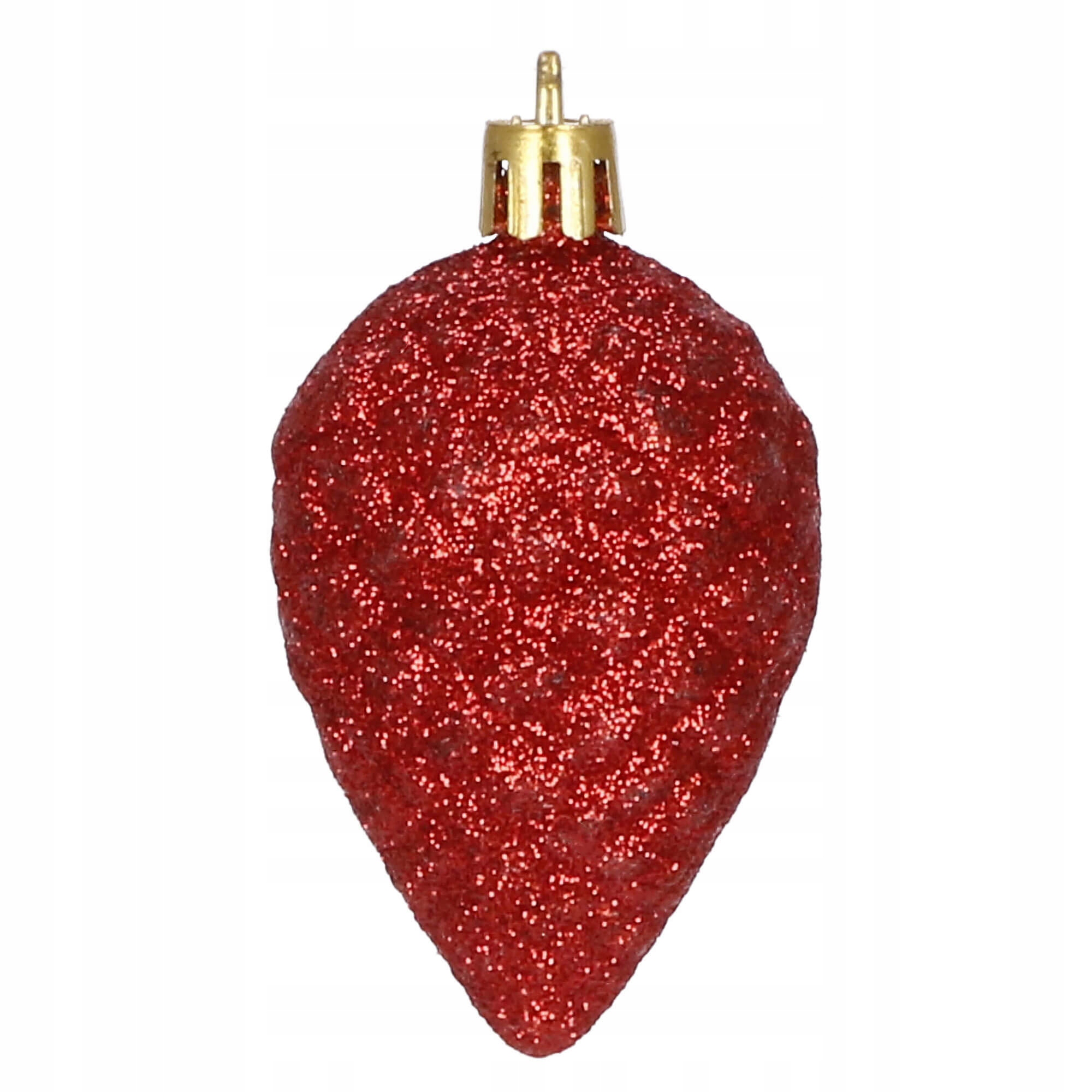 Set globuri si decoratiuni de Craciun, 51 piese, diverse dimensiuni, rosu [6]