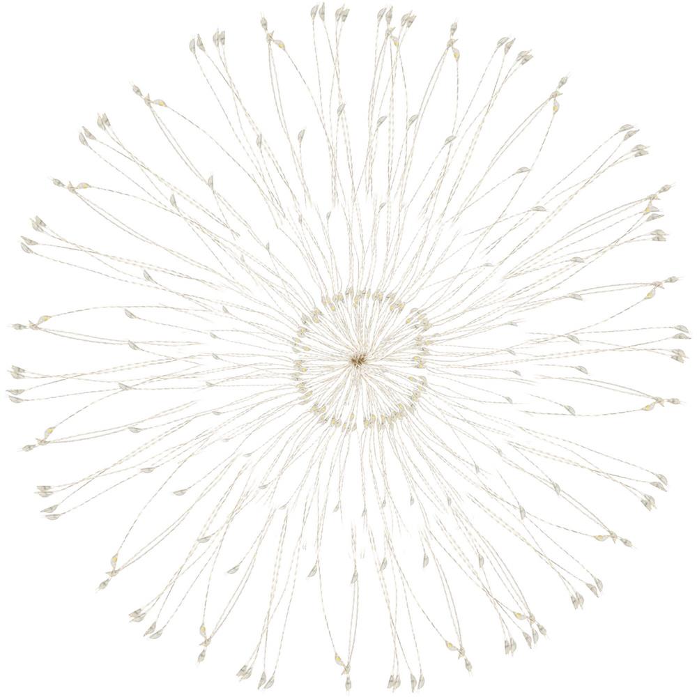 (DL) Instalatie lumina decorativa STAR cu 100 LED-uri, diametru 40cm, telecomanda, iluminare multicolora [10]