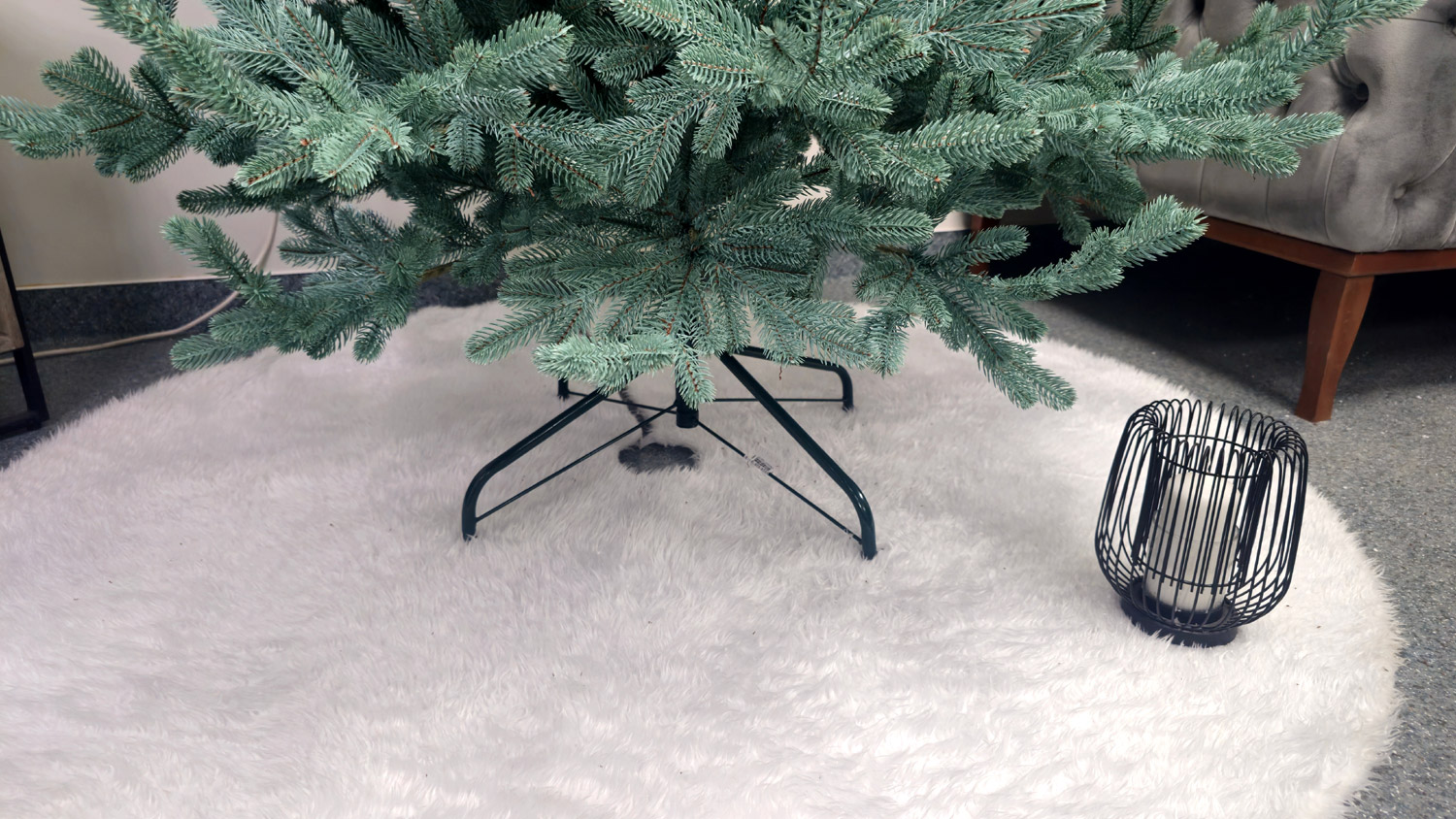 Brad artificial Christmas Deluxe by Sersimo, Viena Select argintiu, integral 3D, 230cm [6]