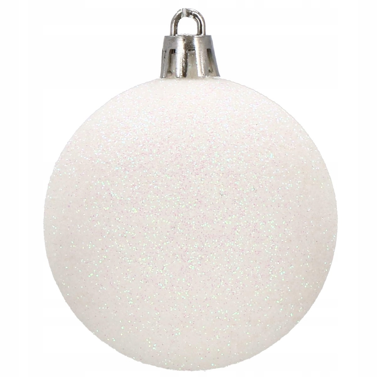 Set globuri si decoratiuni de Craciun, 100 piese, diverse dimensiuni cu stea, alb [9]